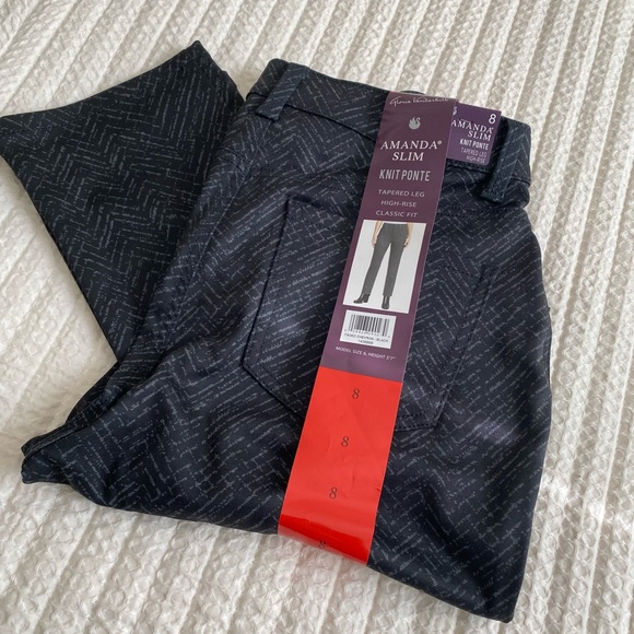 Gloria Vanderbilt Pants - SALE✨Slim Black/Gray